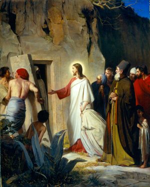 Carl Heinrich Bloch - The Raising of Lazarus