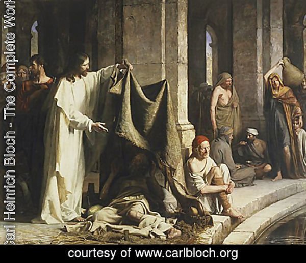 Carl Heinrich Bloch - Christ Healing by the Well of Bethesda