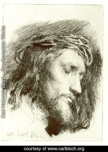 Carl Heinrich Bloch - Portrait of Christ