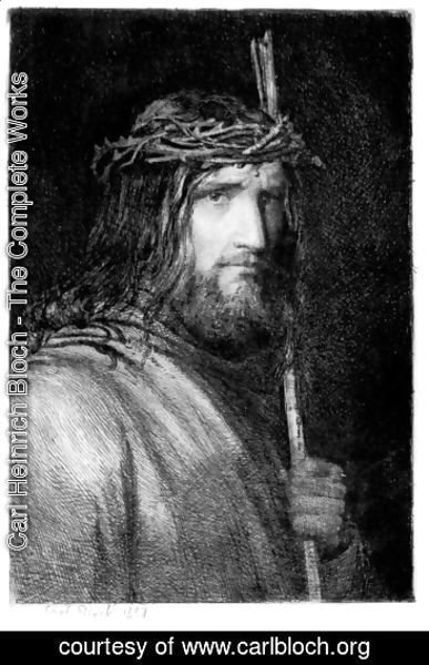 Carl Heinrich Bloch - Portrait of Christ I