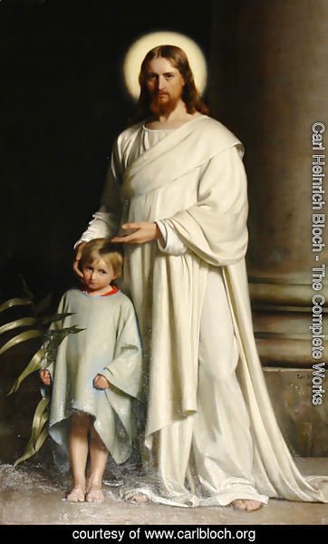 Carl Heinrich Bloch - Christ and Child